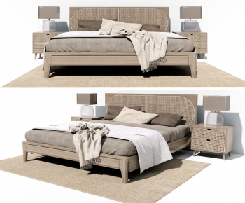 Japanese Style Double Bed-ID:145838029