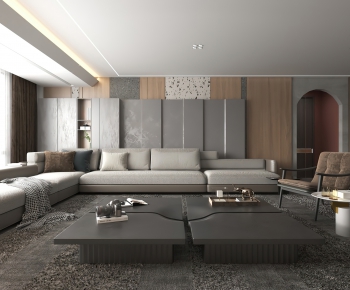 Modern A Living Room-ID:842061044