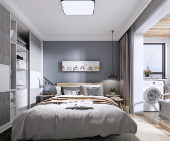 Nordic Style Bedroom-ID:468236922