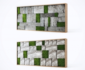 现代岩石植物墙形象墙-ID:521852974