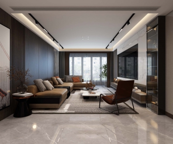 Modern A Living Room-ID:819279911