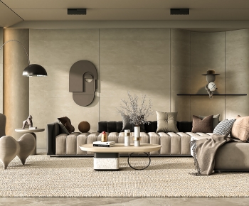 Wabi-sabi Style A Living Room-ID:974709997