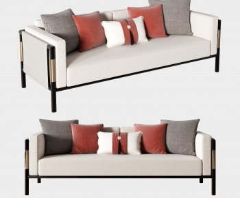 New Chinese Style A Sofa For Two-ID:707237015