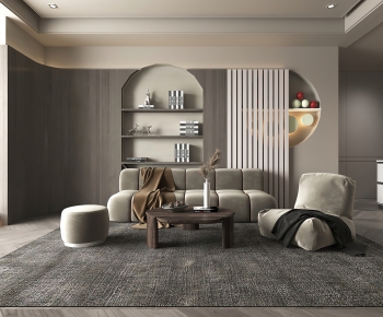 Modern A Living Room-ID:965677985