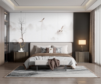 New Chinese Style Bedroom-ID:306703095