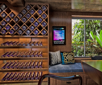Modern Wine Cellar/Wine Tasting Room-ID:226938969