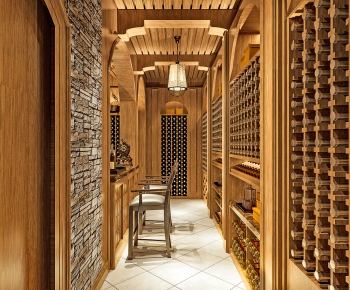 European Style Wine Cellar/Wine Tasting Room-ID:131779916