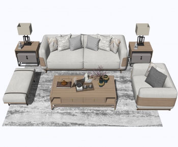New Chinese Style Sofa Combination-ID:561253079