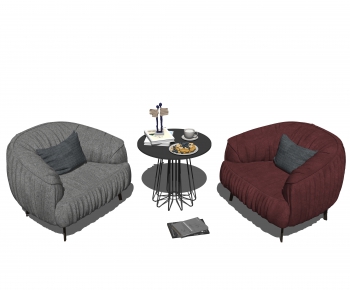 Modern Single Sofa-ID:280344016