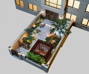 Modern Courtyard/landscape-ID:310841087