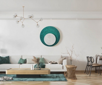 Wabi-sabi Style A Living Room-ID:321193934