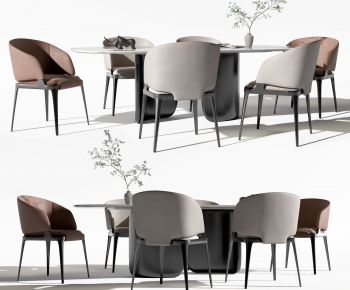 Modern Dining Table And Chairs-ID:585997103