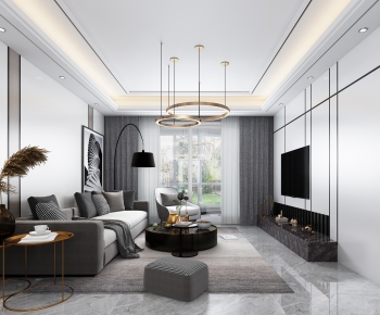 Modern A Living Room-ID:521600263