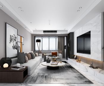 Modern A Living Room-ID:325834993