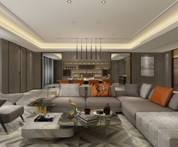 Modern A Living Room-ID:841917999