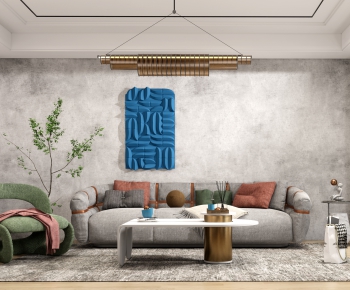 Modern A Living Room-ID:852375988