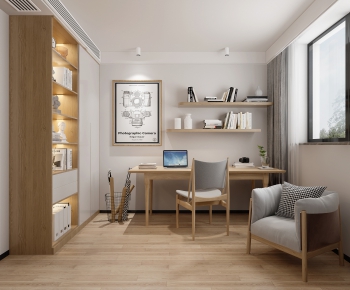 Nordic Style Study Space-ID:744412904