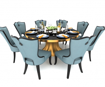 Modern Dining Table And Chairs-ID:682313922