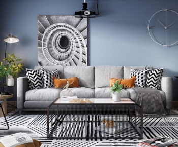 Nordic Style Sofa Combination-ID:936820554