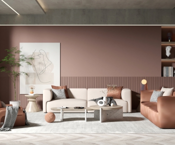 Modern A Living Room-ID:968671086