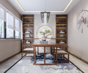 New Chinese Style Tea House-ID:529249912