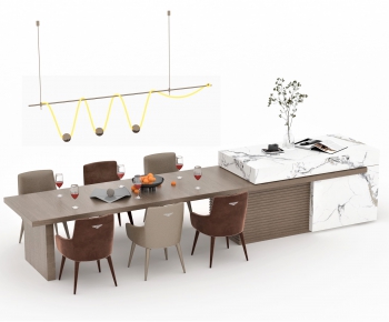 Modern Dining Table And Chairs-ID:806196937