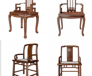 New Chinese Style Single Chair-ID:419189938