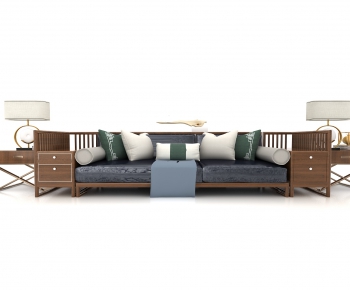 New Chinese Style A Sofa For Two-ID:943028927