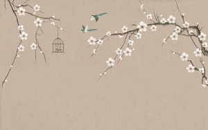 新中式花鸟壁纸-ID:778307917