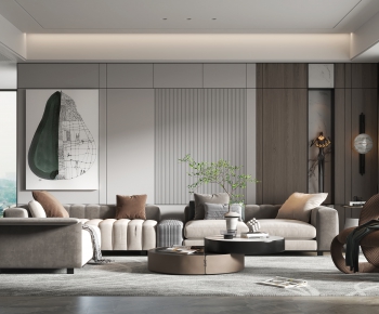 Modern A Living Room-ID:338680038