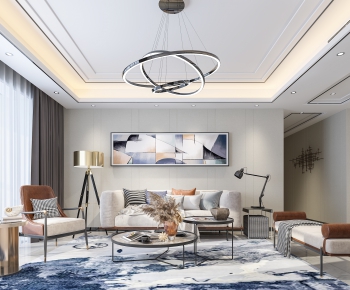 Modern A Living Room-ID:704140768