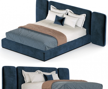 Modern Double Bed-ID:376229052