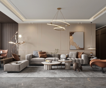Modern A Living Room-ID:355710035