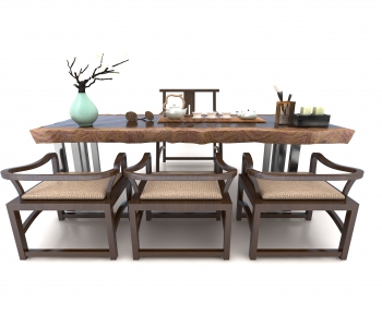 New Chinese Style Tea Tables And Chairs-ID:284147023