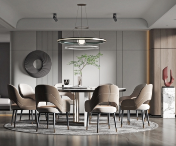 Modern Dining Table And Chairs-ID:583595994