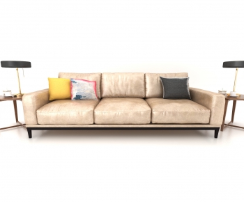 Modern Three-seat Sofa-ID:443614014