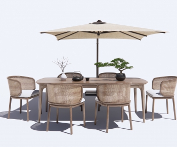 New Chinese Style Outdoor Tables And Chairs-ID:537563099