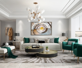 Modern A Living Room-ID:426623111