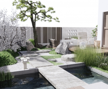 New Chinese Style Courtyard/landscape-ID:528636937