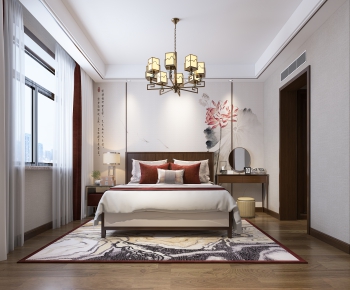New Chinese Style Bedroom-ID:945960043
