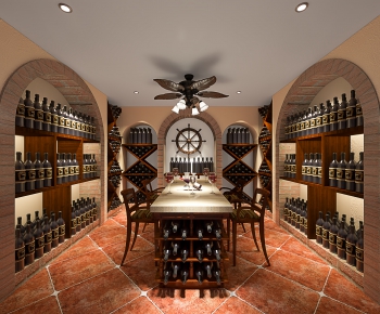 European Style Wine Cellar/Wine Tasting Room-ID:396204957