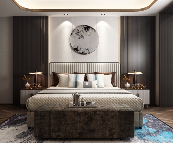 New Chinese Style Bedroom-ID:881222968