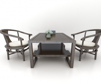 New Chinese Style Tea Tables And Chairs-ID:356478931