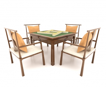 新中式麻将桌椅-ID:659734019