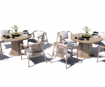 New Chinese Style Leisure Table And Chair-ID:738279101