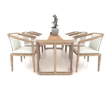 New Chinese Style Dining Table And Chairs-ID:868344075