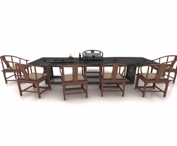 New Chinese Style Tea Tables And Chairs-ID:986252071