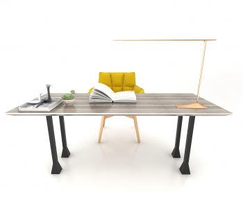 Modern Computer Desk And Chair-ID:471343047