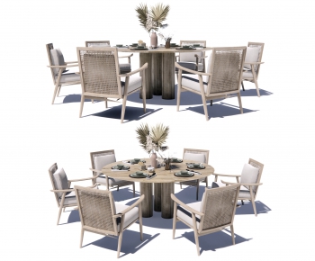 New Chinese Style Dining Table And Chairs-ID:894577983