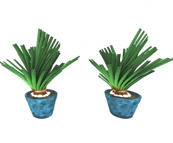 Modern Potted Green Plant-ID:565897943